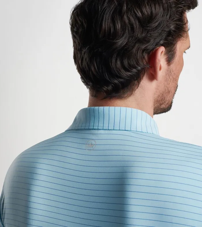 Mens Duet Performance Jersey Polo Cirrus Blue Peter Millar Polos Mens Duet Performance Jersey Polo Cirrus Blue Peter Millar Polos