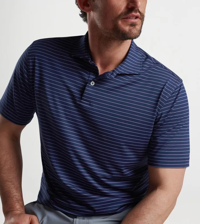 Mens Duet Performance Jersey Polo Navy Peter Millar Polos Mens Duet Performance Jersey Polo Navy Peter Millar Polos