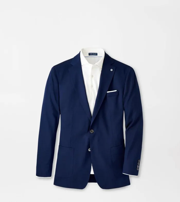 Mens Excursionist Flex Blazer Navy Peter Millar Sport Coats and Suits