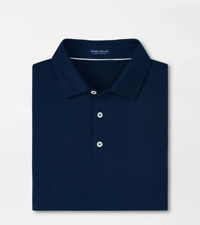 Mens Excursionist Flex Polo Atlantic Blue Peter Millar Polos