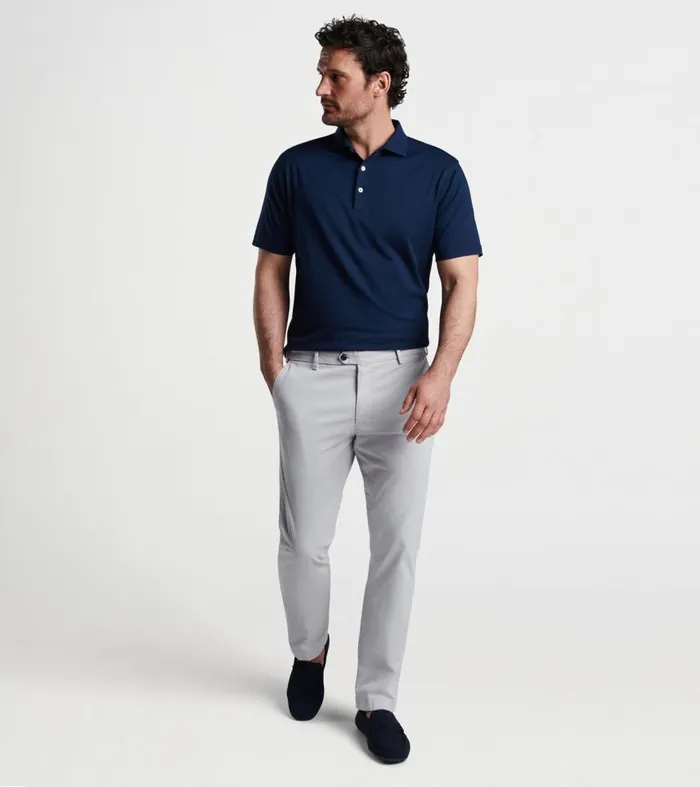 Mens Excursionist Flex Polo Atlantic Blue Peter Millar Polos Mens Excursionist Flex Polo Atlantic Blue Peter Millar Polos