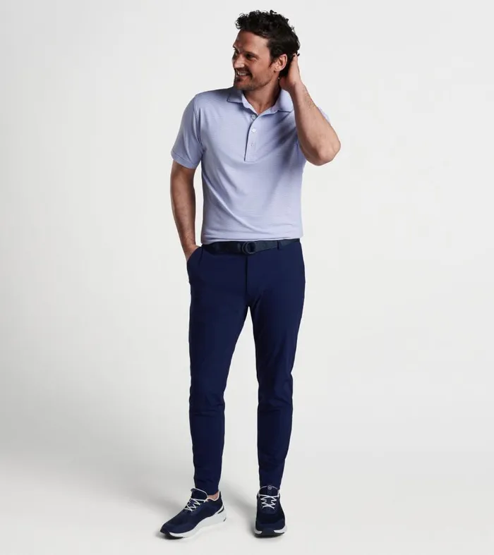 Mens Ezra Performance Jersey Polo Violet Mist Peter Millar Polos Mens Ezra Performance Jersey Polo Violet Mist Peter Millar Polos