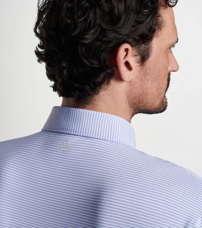 Mens Ezra Performance Jersey Polo Violet Mist Peter Millar Polos Mens Ezra Performance Jersey Polo Violet Mist Peter Millar Polos