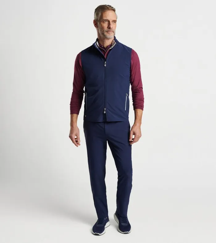 Mens Flex Adapt FullZip Vest Navy Peter Millar Vests Mens Flex Adapt FullZip Vest Navy Peter Millar Vests