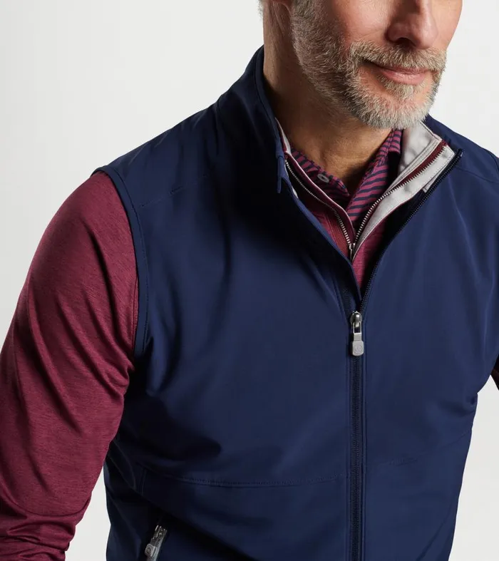 Mens Flex Adapt FullZip Vest Navy Peter Millar Vests Mens Flex Adapt FullZip Vest Navy Peter Millar Vests