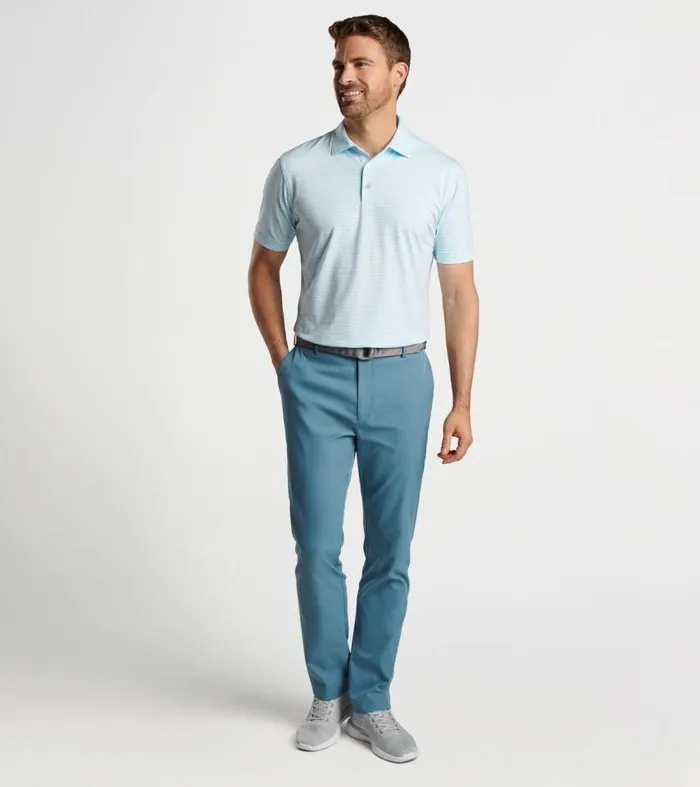 Mens Heritage Performance Jersey Polo Celeste Peter Millar Polos Mens Heritage Performance Jersey Polo Celeste Peter Millar Polos