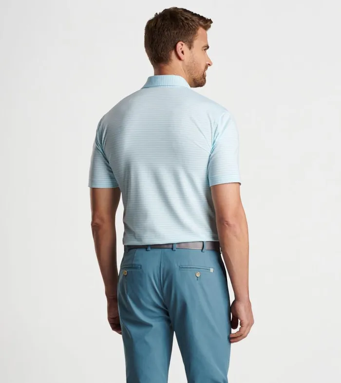 Mens Heritage Performance Jersey Polo Celeste Peter Millar Polos Mens Heritage Performance Jersey Polo Celeste Peter Millar Polos