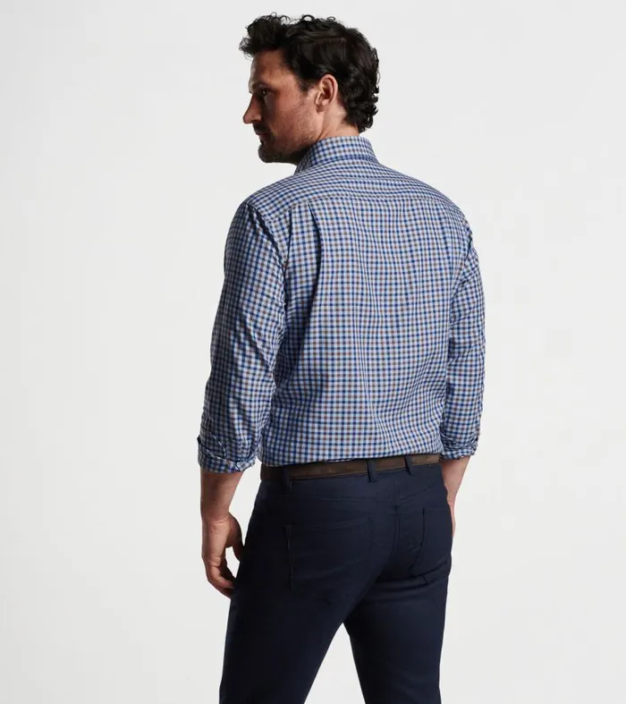 Mens Jean Winter Soft Twill Sport Shirt Blue Frost Peter Millar Sport Shirts Mens Jean Winter Soft Twill Sport Shirt Blue Frost Peter Millar Sport Shirts