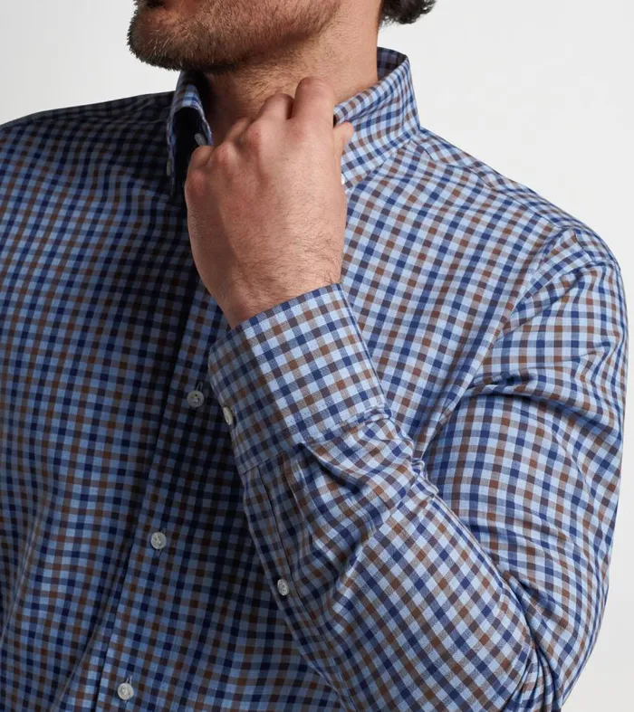 Mens Jean Winter Soft Twill Sport Shirt Blue Frost Peter Millar Sport Shirts Mens Jean Winter Soft Twill Sport Shirt Blue Frost Peter Millar Sport Shirts