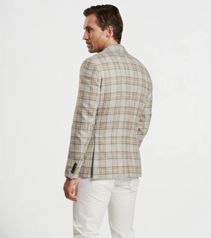 Mens Kelling Plaid Soft Jacket British Grey Peter Millar Sport Coats and Suits Mens Kelling Plaid Soft Jacket British Grey Peter Millar Sport Coats and Suits