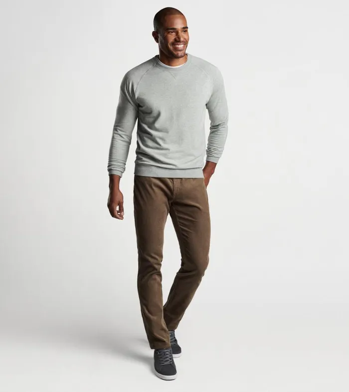 Mens Lava Wash Garment Dyed Crew British Grey Peter Millar Pullovers and Hoodies Mens Lava Wash Garment Dyed Crew British Grey Peter Millar Pullovers and Hoodies