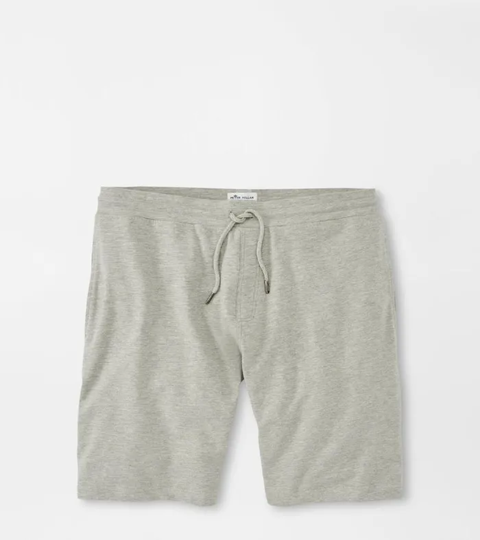 Mens Lava Wash Garment Dyed Short British Grey Peter Millar Shorts