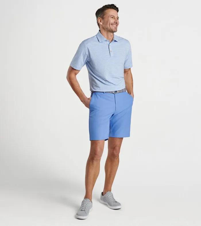 Mens Olson Performance Jersey Polo Bondi Blue Peter Millar Polos Mens Olson Performance Jersey Polo Bondi Blue Peter Millar Polos
