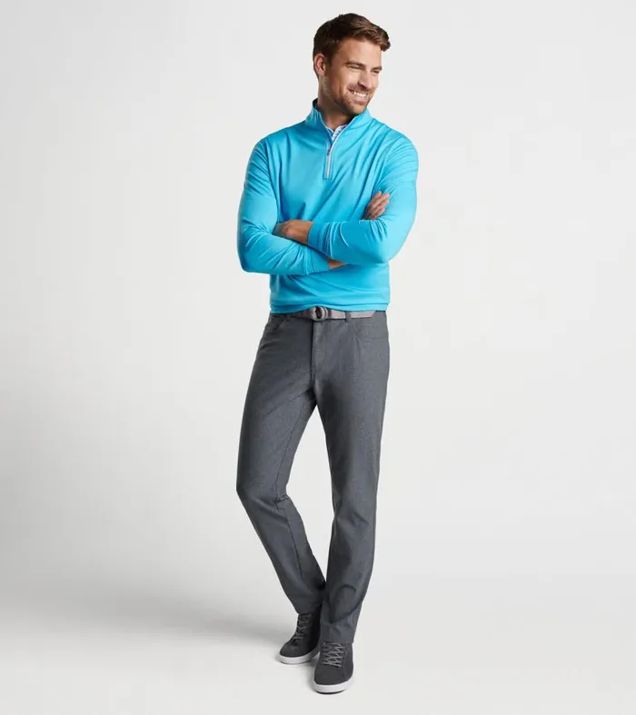 Mens Perth Mlange Performance QuarterZip Carribean Peter Millar Pullovers and Hoodies Mens Perth Mlange Performance QuarterZip Carribean Peter Millar Pullovers and Hoodies