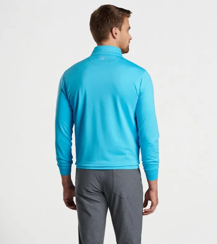 Mens Perth Mlange Performance QuarterZip Carribean Peter Millar Pullovers and Hoodies Mens Perth Mlange Performance QuarterZip Carribean Peter Millar Pullovers and Hoodies