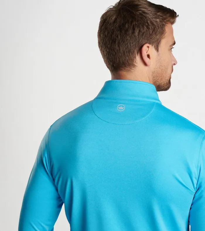 Mens Perth Mlange Performance QuarterZip Carribean Peter Millar Pullovers and Hoodies Mens Perth Mlange Performance QuarterZip Carribean Peter Millar Pullovers and Hoodies