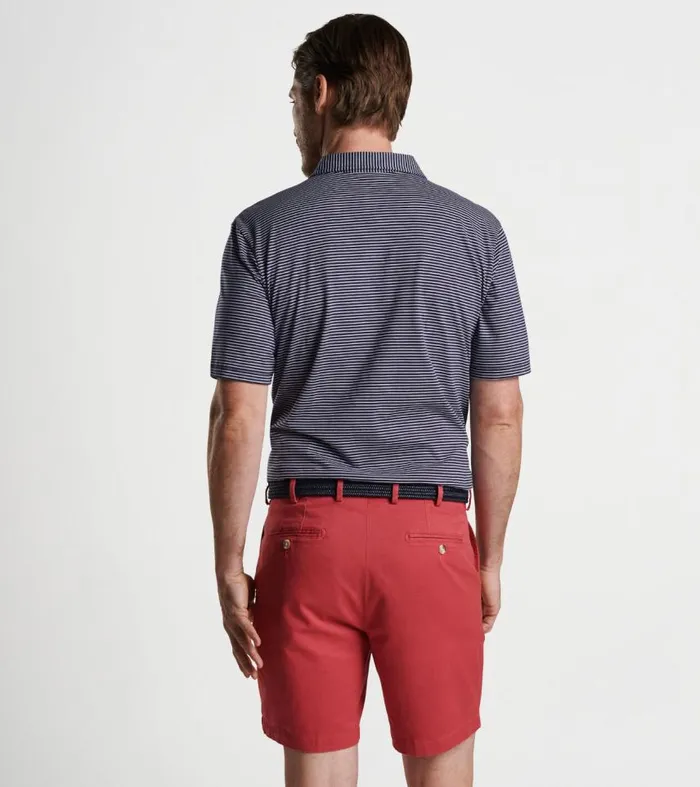Mens Pilot Mill Halifax Stripe ShortSleeve Polo Navy Peter Millar Polos Mens Pilot Mill Halifax Stripe ShortSleeve Polo Navy Peter Millar Polos
