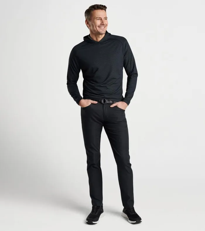 Mens Pine Arrow Performance Hoodie Black Peter Millar Pullovers and Hoodies Mens Pine Arrow Performance Hoodie Black Peter Millar Pullovers and Hoodies