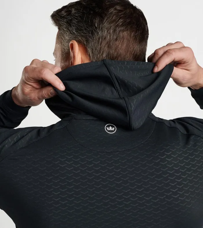 Mens Pine Arrow Performance Hoodie Black Peter Millar Pullovers and Hoodies Mens Pine Arrow Performance Hoodie Black Peter Millar Pullovers and Hoodies