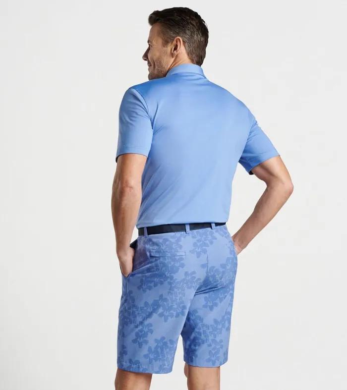 Mens Solid Performance Jersey Polo Bondi Blue Peter Millar Polos Mens Solid Performance Jersey Polo Bondi Blue Peter Millar Polos