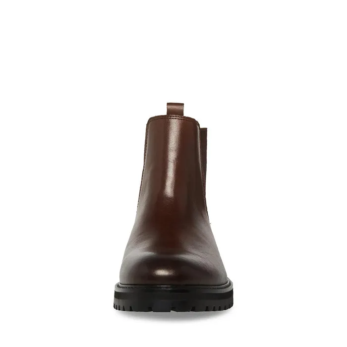 Mens Steve Madden Boots Duren Brown Leather