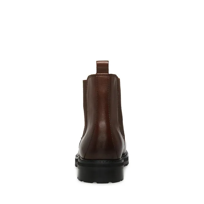 Mens Steve Madden Boots Duren Brown Leather