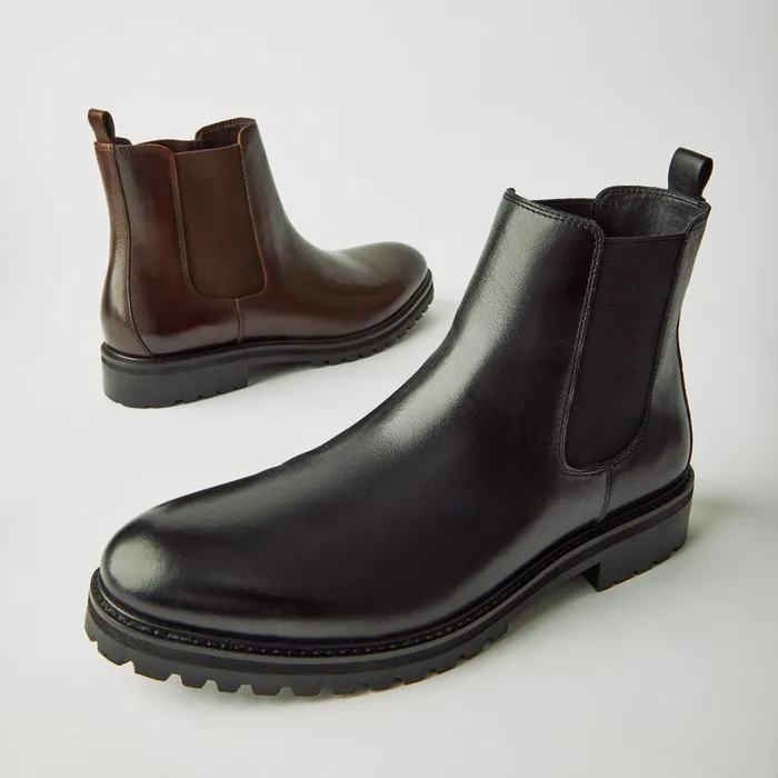 Mens Steve Madden Boots Duren Brown Leather
