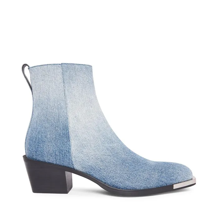Mens Steve Madden Boots Richie Denim Fabric