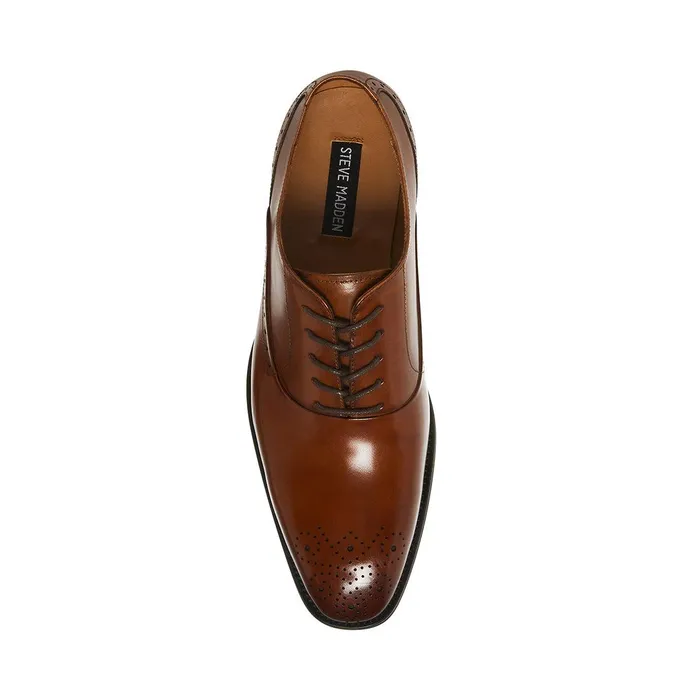 Mens Steve Madden Dress Zate Tan Leather Mens Steve Madden Dress Zate Tan Leather