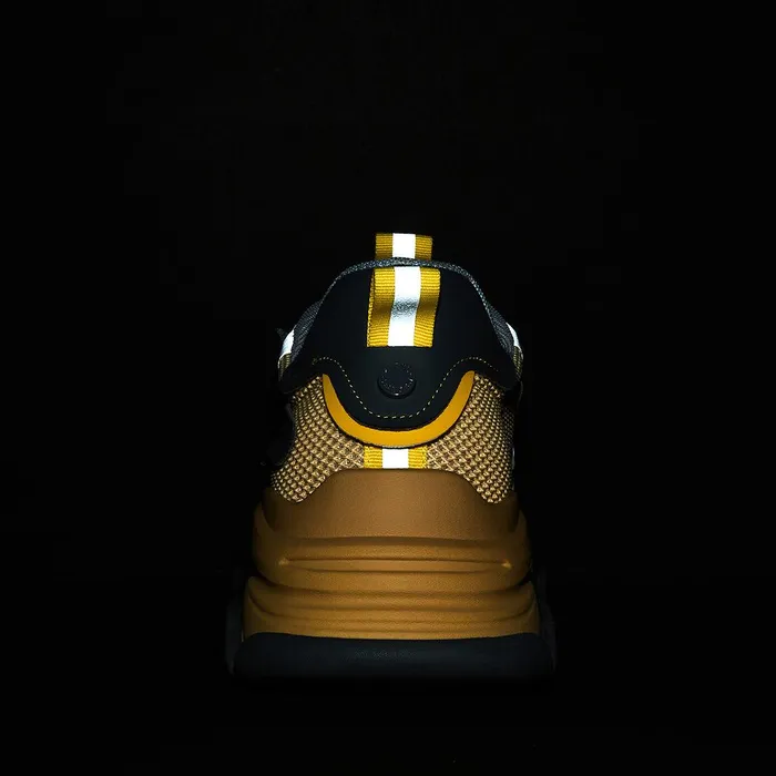 Mens Steve Madden Sneakers Possess Gold Multi
