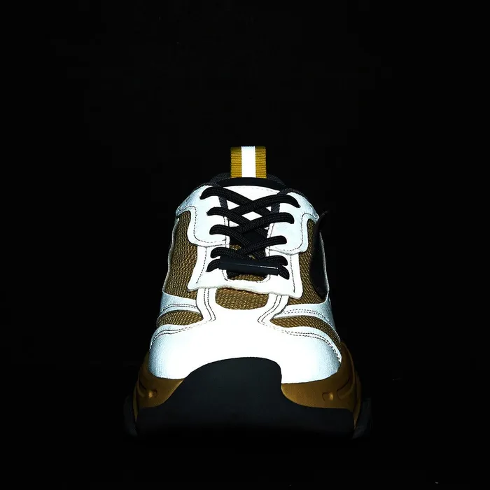 Mens Steve Madden Sneakers Possess Gold Multi