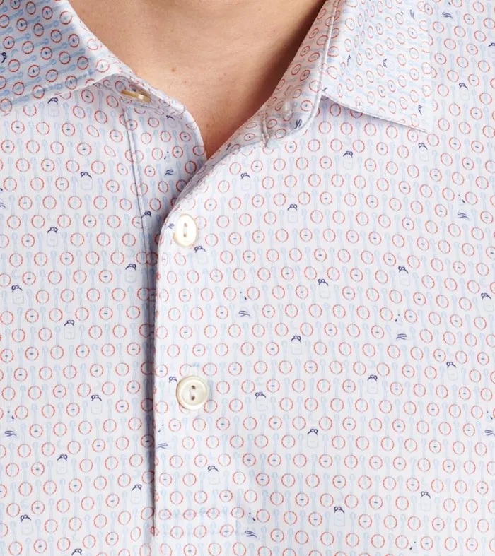 Mens Still Song Performance Jersey Polo White Peter Millar Polos Mens Still Song Performance Jersey Polo White Peter Millar Polos