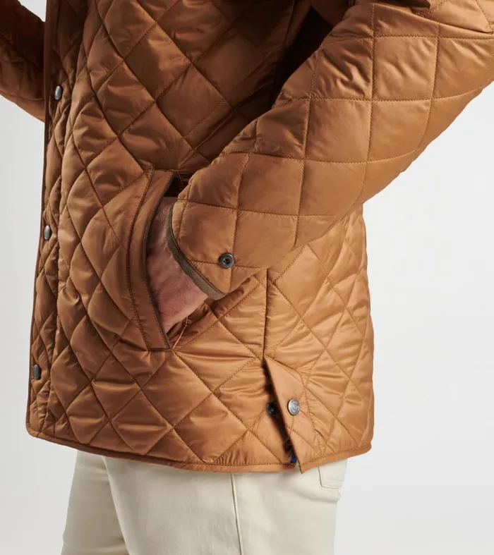 Mens Suffolk Quilted Travel Coat Turbinado Peter Millar Jackets and Coats Mens Suffolk Quilted Travel Coat Turbinado Peter Millar Jackets and Coats