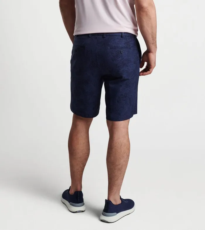 Mens Surge Oakland Floral Performance Short Navy Peter Millar Shorts Mens Surge Oakland Floral Performance Short Navy Peter Millar Shorts