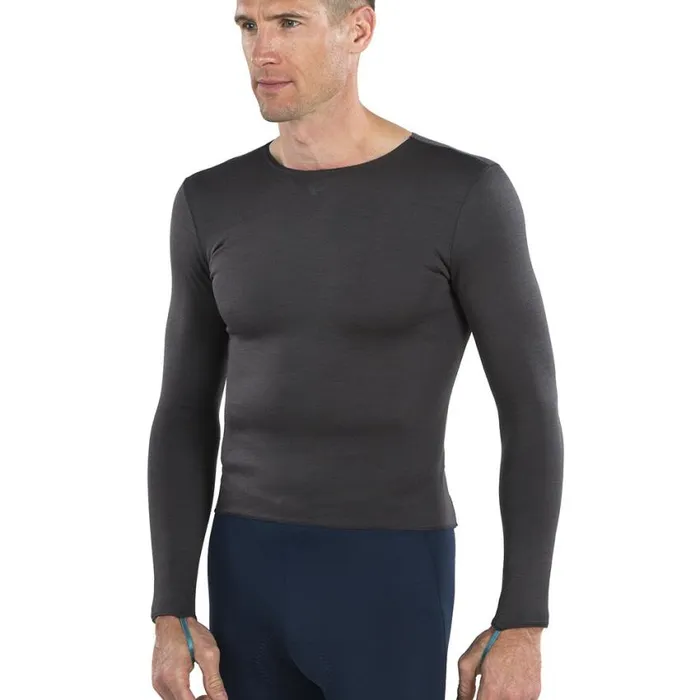 Merino Thermal Long Sleeve Baselayer Phantom Men PEARL IZUMi Baselayers