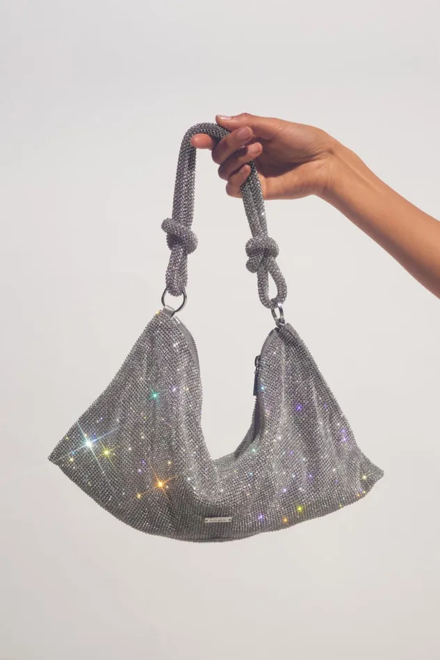 Mini Bags Women Cult Gaia HERA MINI RHINESTONE SHOULDER BAG 8211 CLEAR Mini Bags Women Cult Gaia HERA MINI RHINESTONE SHOULDER BAG 8211 CLEAR