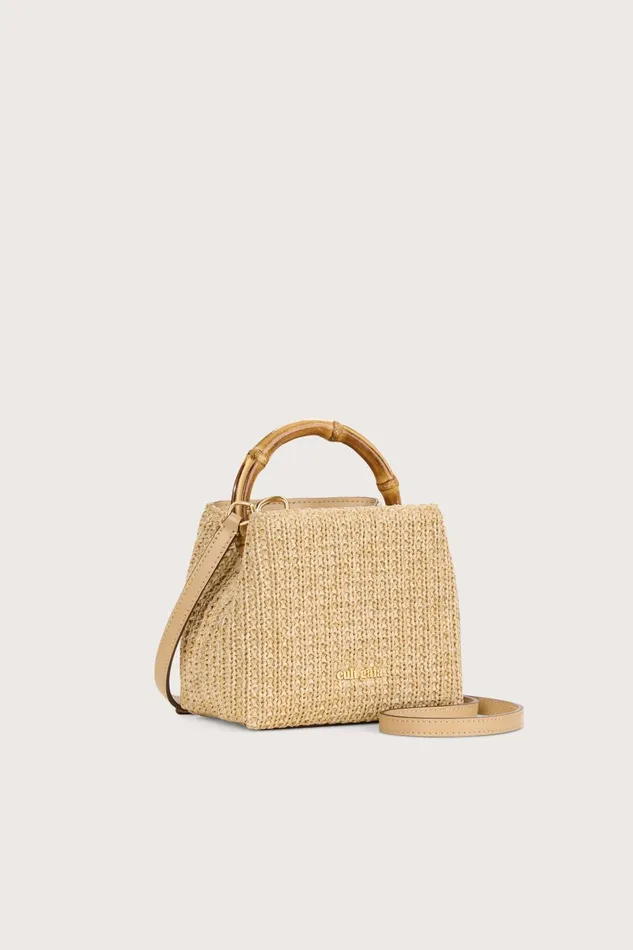 Mini Bags Women Cult Gaia SOLENE MINI CROSSBODY BAG 8211 NATURAL Mini Bags Women Cult Gaia SOLENE MINI CROSSBODY BAG 8211 NATURAL