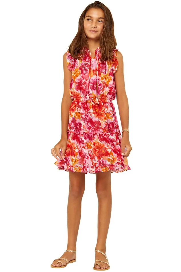 Misa Elle Women MISA Los Angeles SOPHIE DRESS Flora Burst