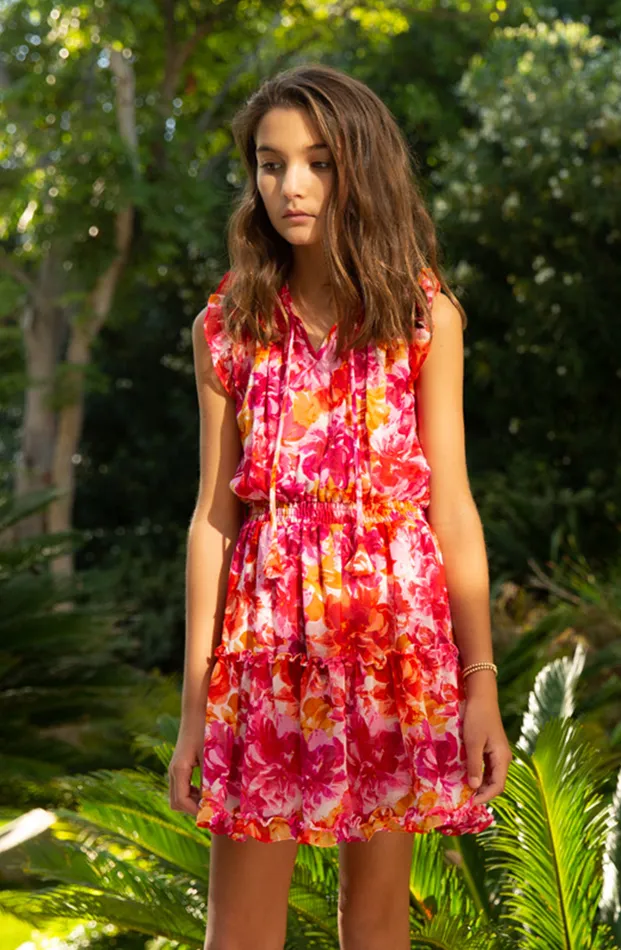 Misa Elle Women MISA Los Angeles SOPHIE DRESS Flora Burst
