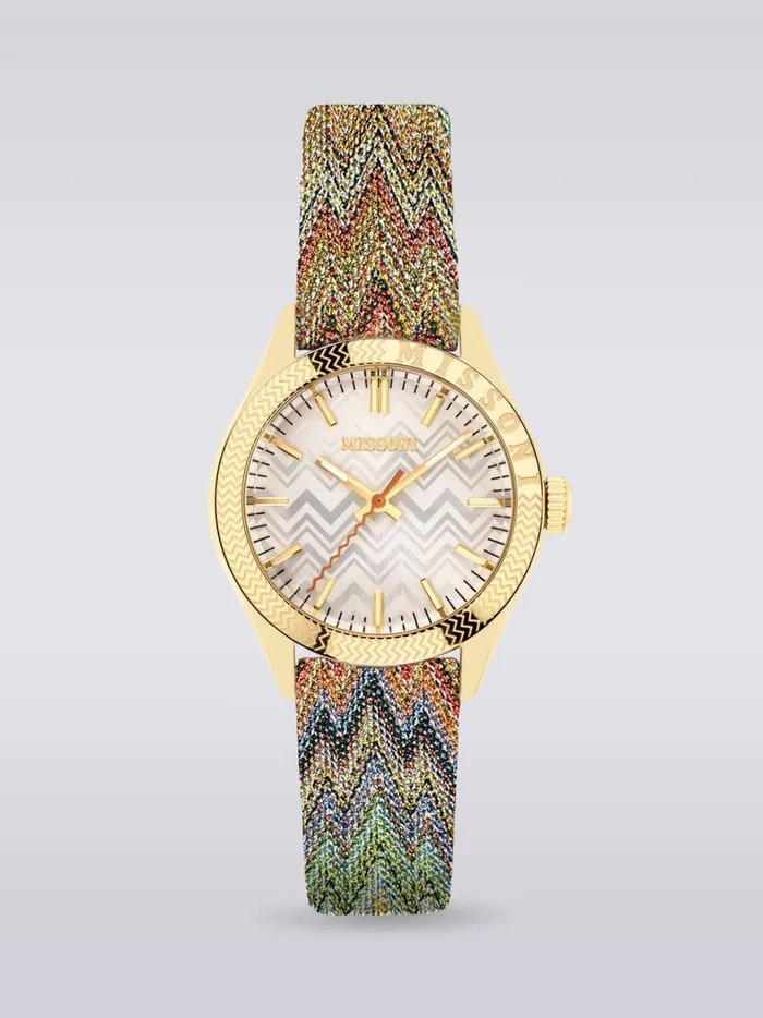 Missoni Classic 34mm Watch Blue Women Missoni Watches