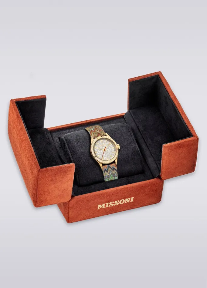 Missoni Classic 34mm Watch Blue Women Missoni Watches