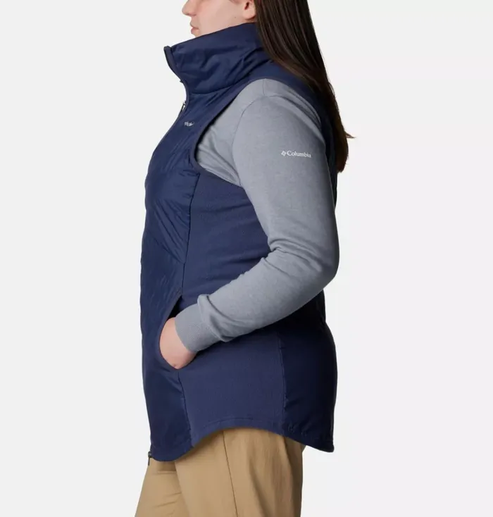 Mix It Around Long Vest 8211 Plus Size Nocturnal Womens Columbia Sportswear Vests Mix It Around Long Vest 8211 Plus Size Nocturnal Womens Columbia Sportswear Vests