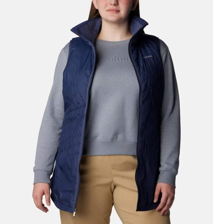 Mix It Around Long Vest 8211 Plus Size Nocturnal Womens Columbia Sportswear Vests Mix It Around Long Vest 8211 Plus Size Nocturnal Womens Columbia Sportswear Vests