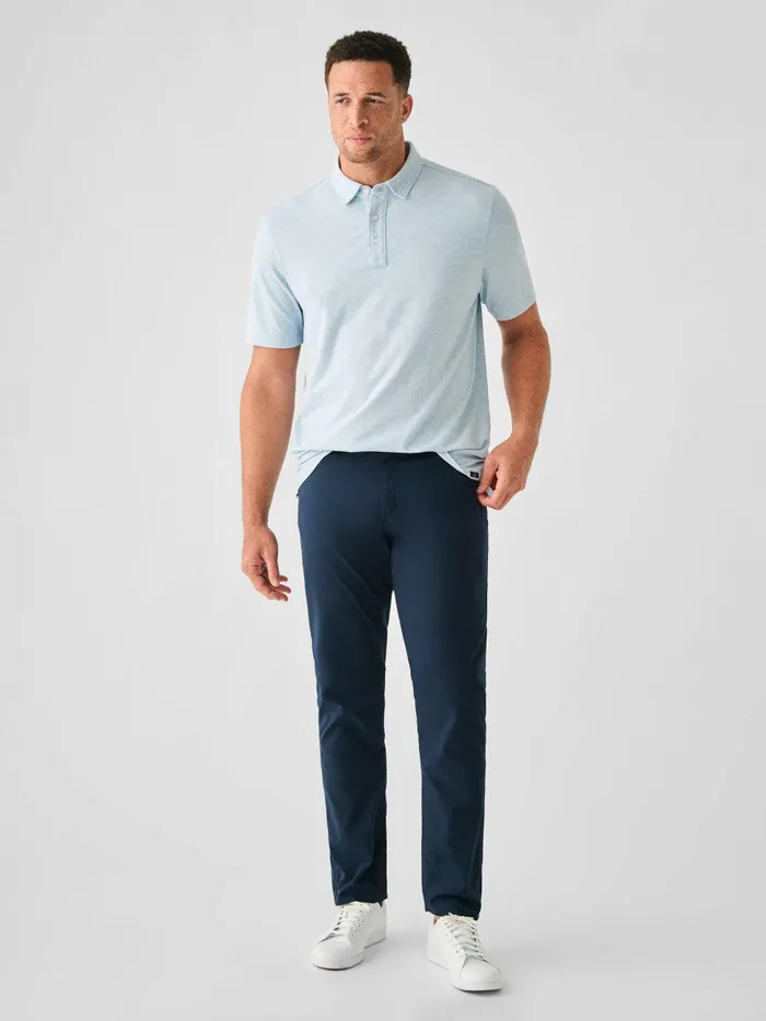 Movement ShortSleeve Polo Tall 8211 Cardiff Blue Heather Cardiff Blue Heather Women Faherty Overalls and Jumpsuits Movement ShortSleeve Polo Tall 8211 Cardiff Blue Heather Cardiff Blue Heather Women Faherty Overalls and Jumpsuits