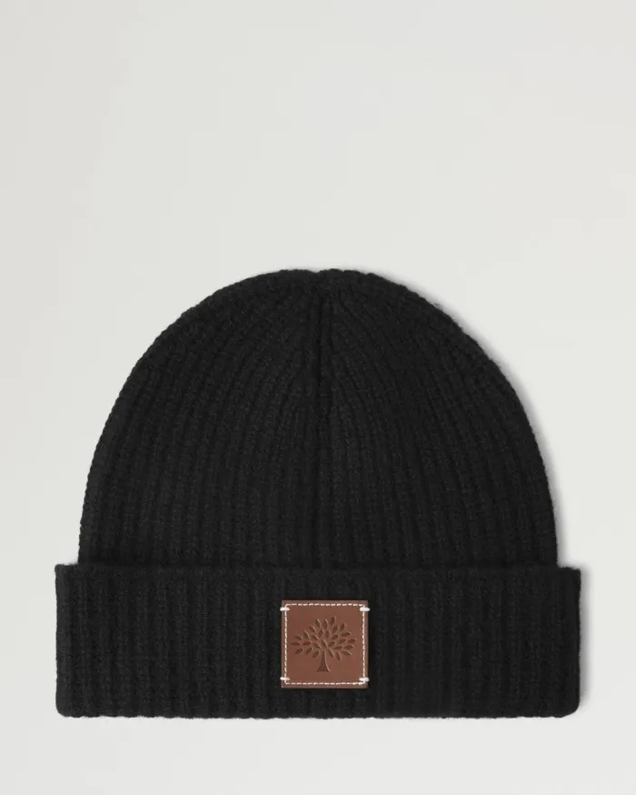 Mulberry Solid Textured Beanie WomenMen Hats and Gloves