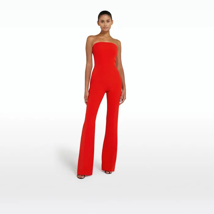 Myrine Cherry Red Jumpsuit Women Safiyaa Jumpsuits