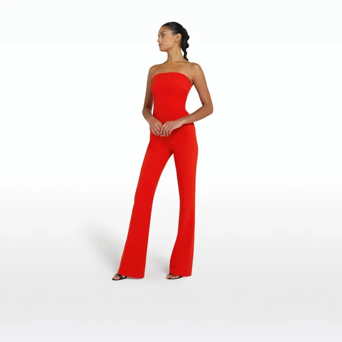 Myrine Cherry Red Jumpsuit Women Safiyaa Jumpsuits