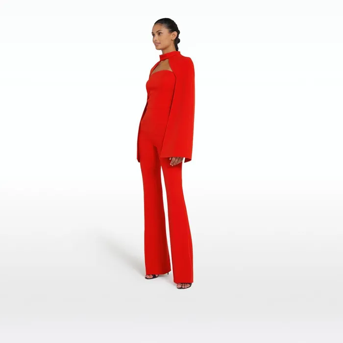 Myrine Cherry Red Jumpsuit Women Safiyaa Jumpsuits