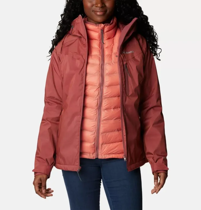 Oak Ridge Interchange Jacket Beetroot Sheen Womens Columbia Sportswear 3in1 Interchange Oak Ridge Interchange Jacket Beetroot Sheen Womens Columbia Sportswear 3in1 Interchange