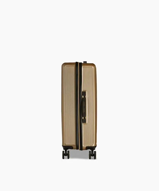 Olive Medium Gold Medium Suitcase Dune London Metallic Women Dune London Suitcases and Luggage